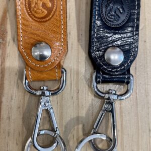 Llavero piel clip mediano