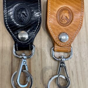 Llavero piel clip ancho