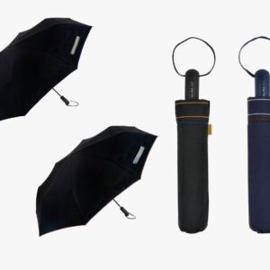 PARAGUAS PLEBABLE GOLF, AUTOMATICO ABRE/CIERRA - NEGRO
