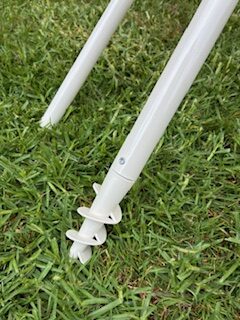 Sombrilla Parasol de Playa estilo vintage ondas