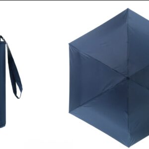 Paraguas Plegable Mini Plano 607DC | Ultra Ligero y Extra Resistente con Fibra de Vidrio